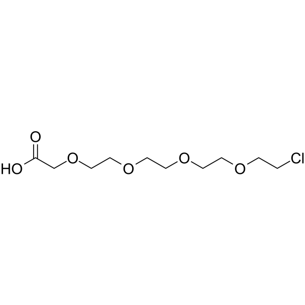Cl-PEG4-acid Chemical Structure Cl-PEG4-acid
