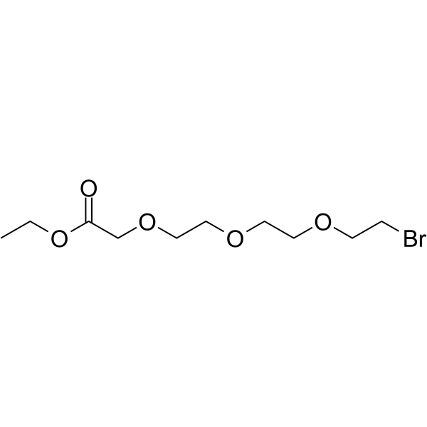 Br-PEG3-ethyl acetate Chemical Structure Br-PEG3-ethyl acetate