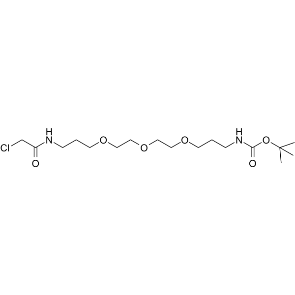 Chloroacetamido-C-PEG3-C3-NHBoc