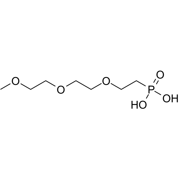 m-PEG3-phosphonic acid Chemical Structure m-PEG3-phosphonic acid