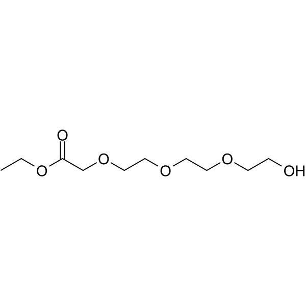 Hydroxy-PEG3-ethyl acetate Chemical Structure Hydroxy-PEG3-ethyl acetate