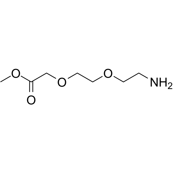 NH2-PEG2-methyl acetate Chemical Structure NH2-PEG2-methyl acetate