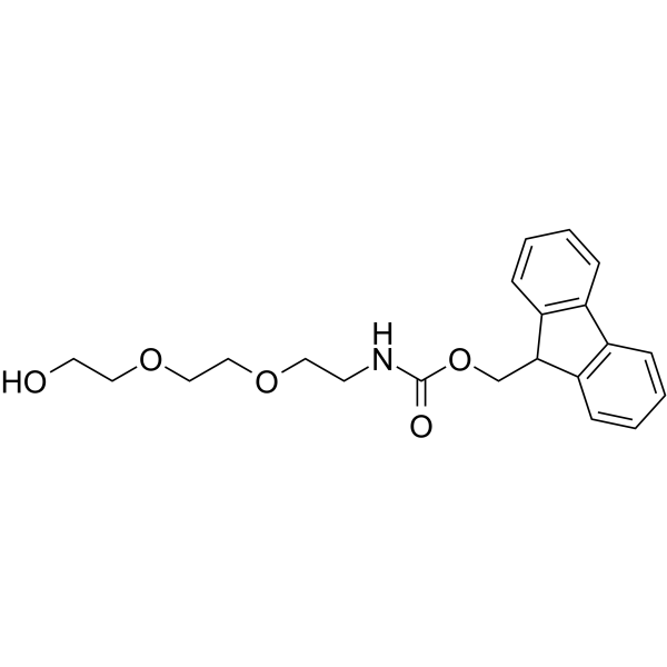 Fmoc-PEG3-alcohol Chemical Structure Fmoc-PEG3-alcohol