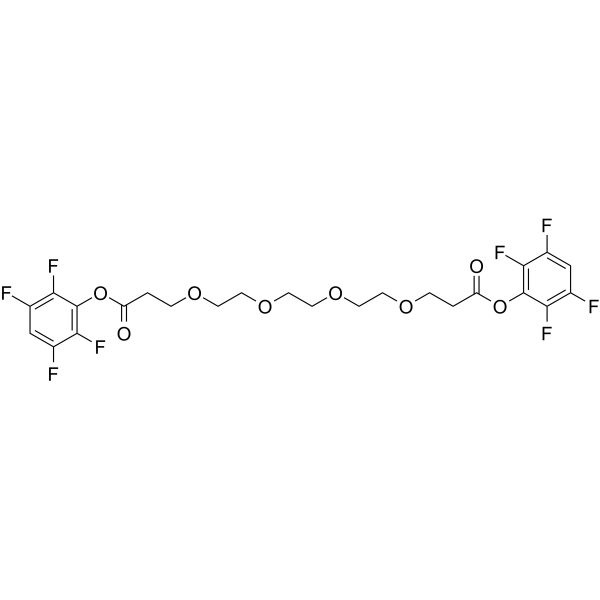 Bis-PEG4-TFP ester Chemical Structure Bis-PEG4-TFP ester