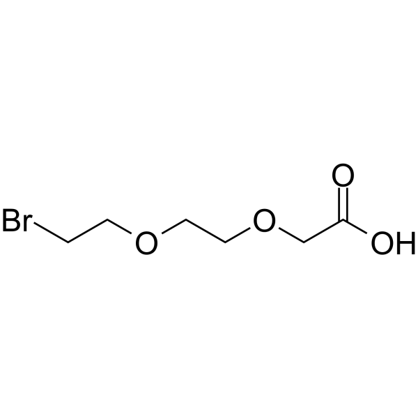 Bromo-PEG2-acetic acid Chemical Structure Bromo-PEG2-acetic acid