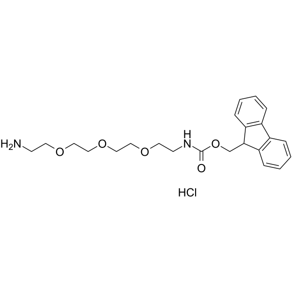 FmocNH-PEG3-CH2CH2NH2 hydrochloride Chemical Structure FmocNH-PEG3-CH2CH2NH2 hydrochloride