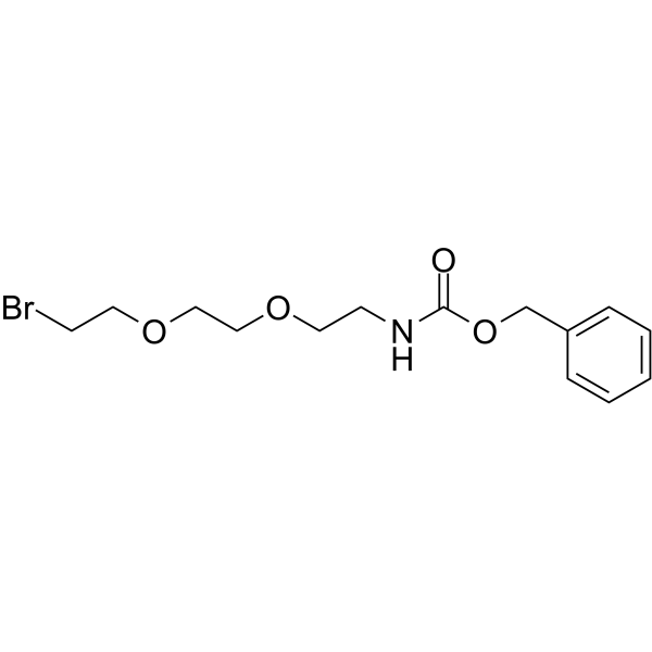 Cbz-PEG2-bromide Chemical Structure Cbz-PEG2-bromide