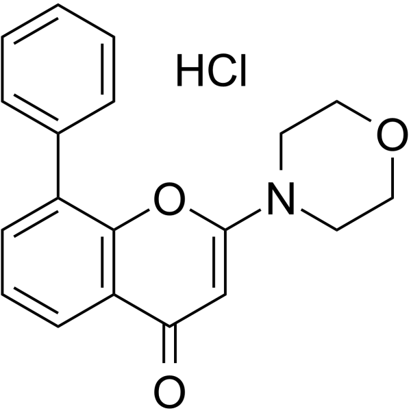 LY294002 hydrochloride Chemical Structure LY294002 hydrochloride
