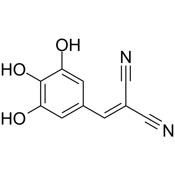 Tyrphostin 25 Chemical Structure Tyrphostin 25(Synonyms: AG82; Tyrphostin A 25; Tyrphostin AG 82; RG-50875)