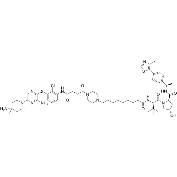 SHP2 protein degrader-2 Chemical Structure SHP2 protein degrader-2