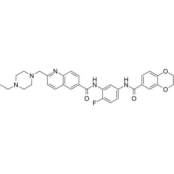 NXP800 Chemical Structure NXP800(Synonyms: CCT361814)