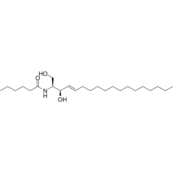 C6 Ceramide(Synonyms: C6-Cer;  N-Hexanoylsphingosine)