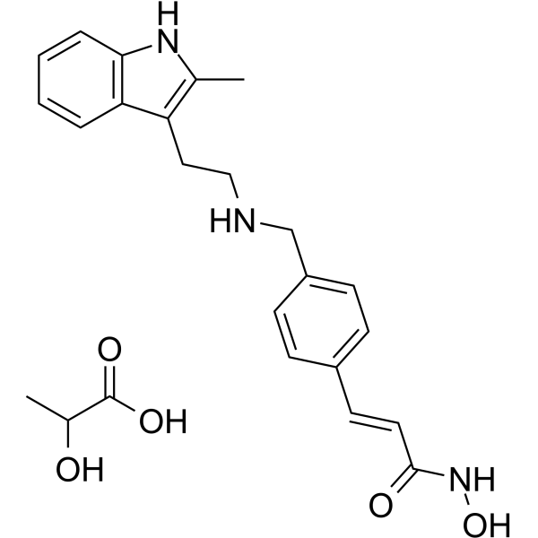 Panobinostat lactate(Synonyms: LBH589 lactate; NVP-LBH589 lactate)