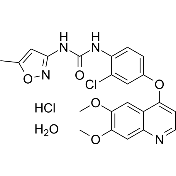 Tivozanib hydrochloride hydrate(Synonyms: AV-951 hydrochloride hydrate; KRN951 hydrochloride hydrate)