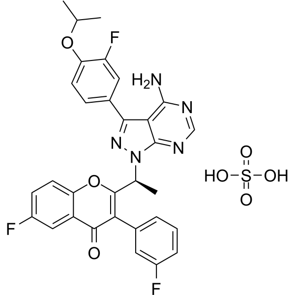 Umbralisib sulfate(Synonyms: TGR-1202 sulfate)