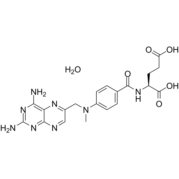 Methotrexate monohydrate(Synonyms: Amethopterin monohydrate; CL14377 monohydrate; WR19039 monohydrate)