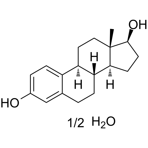 Estradiol hemihydrate(Synonyms: β-Estradiol hemihydrate; 17β-Estradiol hemihydrate; 17β-Oestradiol hemihydrate)