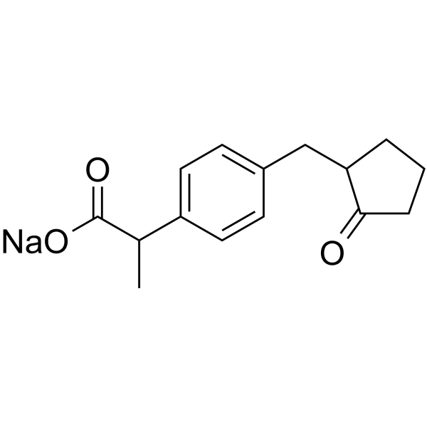 Loxoprofen sodium Chemical Structure Loxoprofen sodium(Synonyms: 洛索洛芬钠)