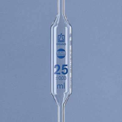 Brand普兰德 胖肚移液管单刻度 BLAUBRAND® AS级 50ml (29718)
