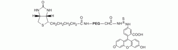 Biotin PEG Fiuorescein, Biotin-PEG-FITC           Cat. No. PG2-BNFC-3k     3400 Da    25 mg