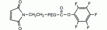 Maleimide PEG PFP, MAL-PEG-PFP            Cat. No. PG2-MLPF-5k-1     5000 Da      25 mg