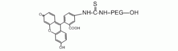 Fluorescein PEG hydroxyl, FITC-PEG-OH           Cat. No. PG2-FCOH-2k     2000 Da    50 mg
