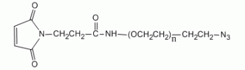 Azido PEG Maleimide, N3-PEG-Mal           Cat. No. PG2-AZML-3k     3400 Da    100 mg