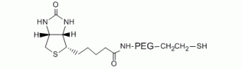 Biotin PEG Thiol, Biotin-PEG-SH           Cat. No. PG2-BNTH-2k     2000 Da    100 mg