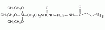 Alkyne PEG Silane, ALK-PEG-Si           Cat. No. PG2-AKSL-3k     3400 Da    100 mg