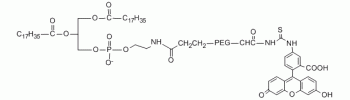 DSPE PEG Fluorescein, DSPE-PEG-FITC           Cat. No. PG2-DSFC-10k     10000 Da    50 mg