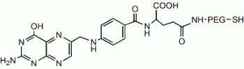Folic acid PEG thiol, Folate-PEG-SH           Cat. No. PG2-FATH-10k     10000 Da    25 mg