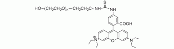 Rhodamine PEG hydroxyl, RB-PEG-OH           Cat. No. PG2-OHRB-3k     3400 Da    10 mg