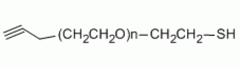 Alkyne PEG thiol, ALK-PEG-SH           Cat. No. PG2-AKTH-600     600 Da    100 mg