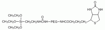 Monoethoxylsilane-PEG-Biotin           Cat. No. PG2-BNSL1-5k     5000 Da    100 mg