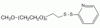 Pyridine disulfide PEG, mPEG-OPSS, PEG-PDP           Cat. No. PG1-OS-30k     30000 Da    100 mg