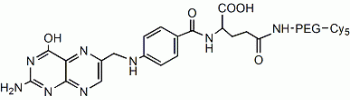 Folic acid PEG Cy5, Cy5 PEG Folate           Cat. No. PG2-FAS5-3k     3400 Da    5 mg