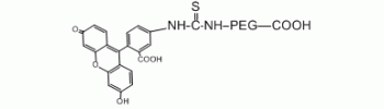 Fluorescein PEG acid, FITC-PEG-COOH           Cat. No. PG2-CAFC-10k     10000 Da    50 mg
