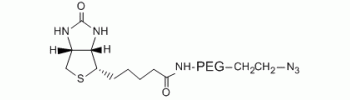 Azido PEG Biotin, N3-PEG-Biotin           Cat. No. PG2-BNAZ-1k     1000 Da    100 mg