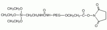 Diethoxylsilane-PEG-NHS           Cat. No. PG2-NSSL2-5k     5000 Da    100 mg