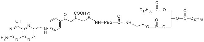 DSPE PEG Folate, Folic acid-PEG-DSPE           Cat. No. PG2-DSFA-20k     20000 Da    25 mg