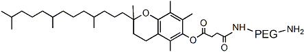Vitamin E PEG amine, Tocopherol PEG amine           Cat. No. PG2-AMVE-2k     2000 Da    5 mg
