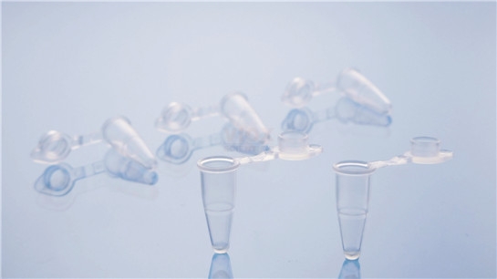 0.1ml透明薄壁PCR平盖单管1000个/盒V101-C