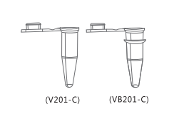 北京 pcr排管-0.1mlPCR管透明平盖单管V101-C