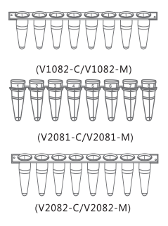 0.1ml八联管-罗氏480适配八连管乳白色V1082-M