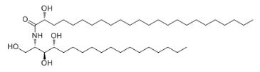 2-（2'-羟基四十四烷酰氨基）-十八烷-1,3,4-三醇对照品_154801-30-6