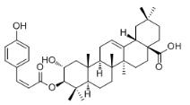 3-O-顺式对香豆酰基山楂酸对照品_69297-40-1