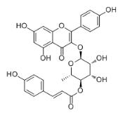 4''-O-反-对-香豆酰基黄酮对照品_623927-14-0