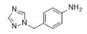 4-(1H-1,2,4-三氮唑-1-基甲基)苯胺对照品_119192-10-8