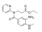 3-[(3-氨基-4-甲基氨基苯甲酰)吡啶-2-基氨基]丙酸乙酯对照品_212322-56-0