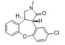 11-Chloro-2,3,3a,12b-tetrahydro-2-methyl-1H-dibenz[2,3:6,7]oxepino[4,5-c]pyrrol-1-one_129385-59-7